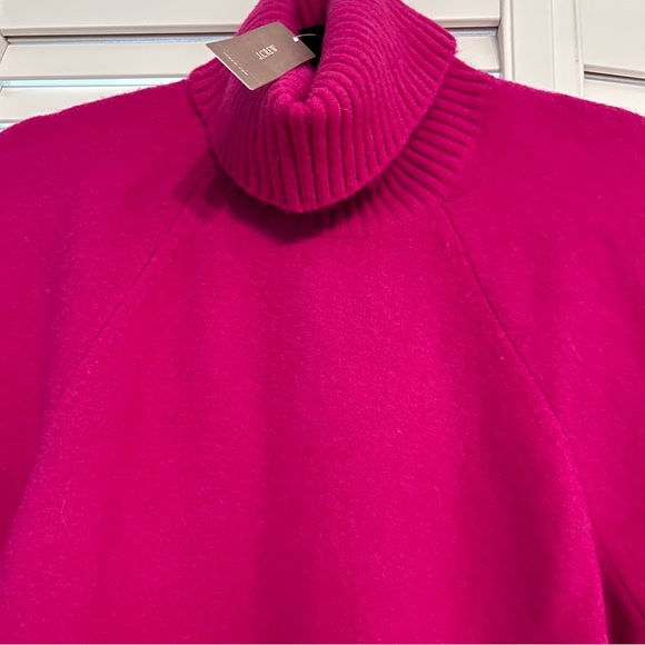 NWT J Crew Turtleneck sweater in Supersoft yarn Pink Cozy Coastal Granny Medium - Picture 8 of 9